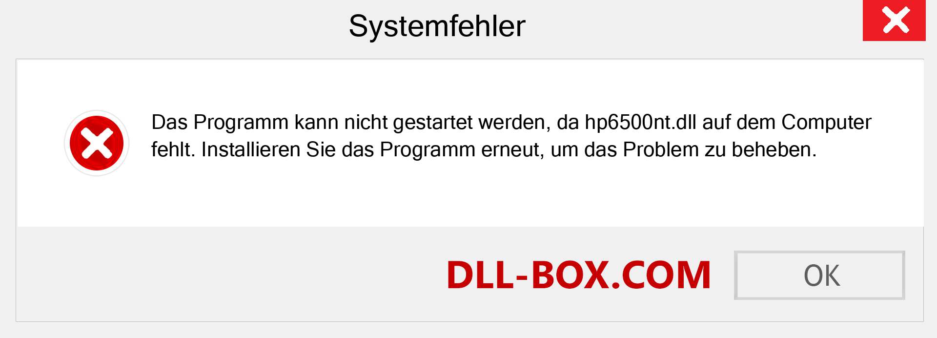 hp6500nt.dll-Datei fehlt?. Download für Windows 7, 8, 10 - Fix hp6500nt dll Missing Error unter Windows, Fotos, Bildern